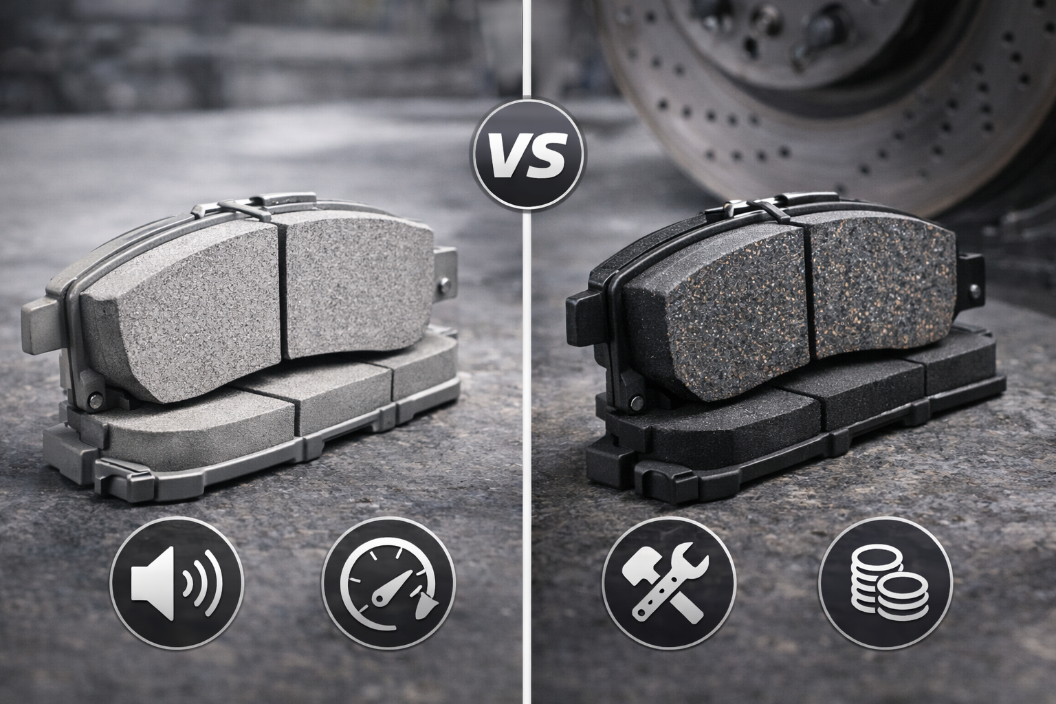 مقایسه لنت ترمز سرامیکی و نیمه‌فلزی