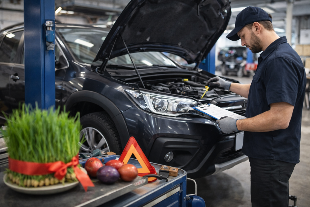 سرویس خودرو قبل از نوروز