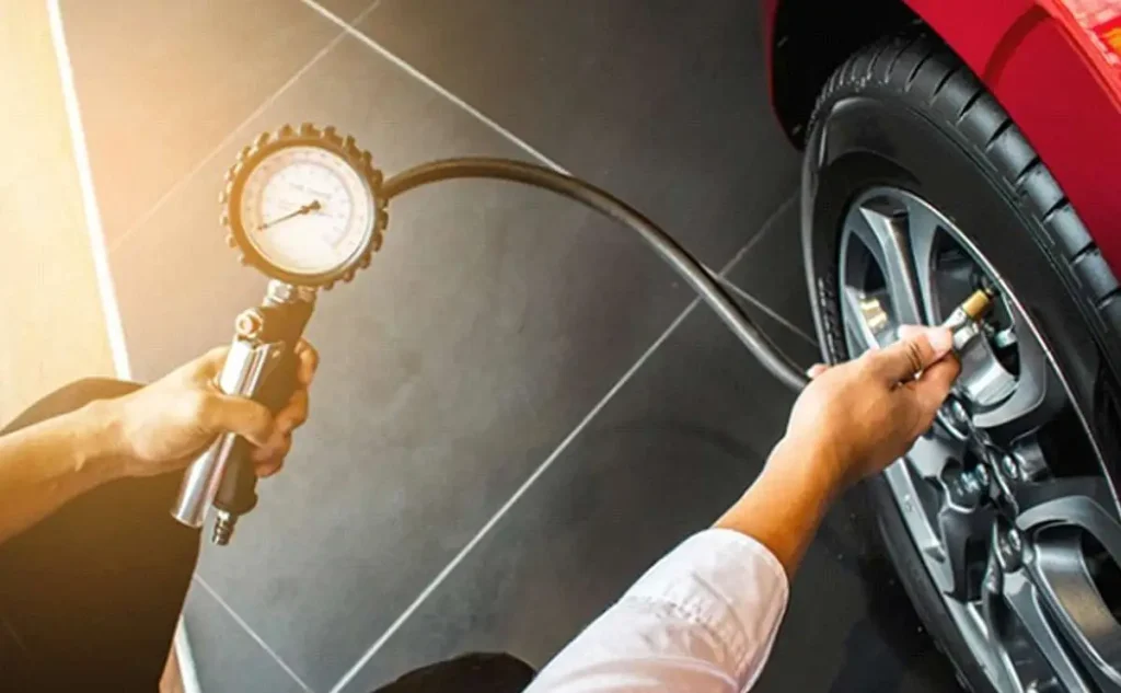 فشار باد لاستیک در تابستان