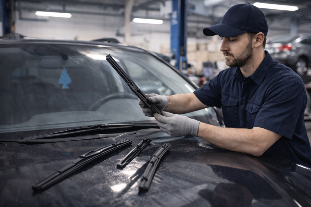 تعویض برف پاک کن خودرو