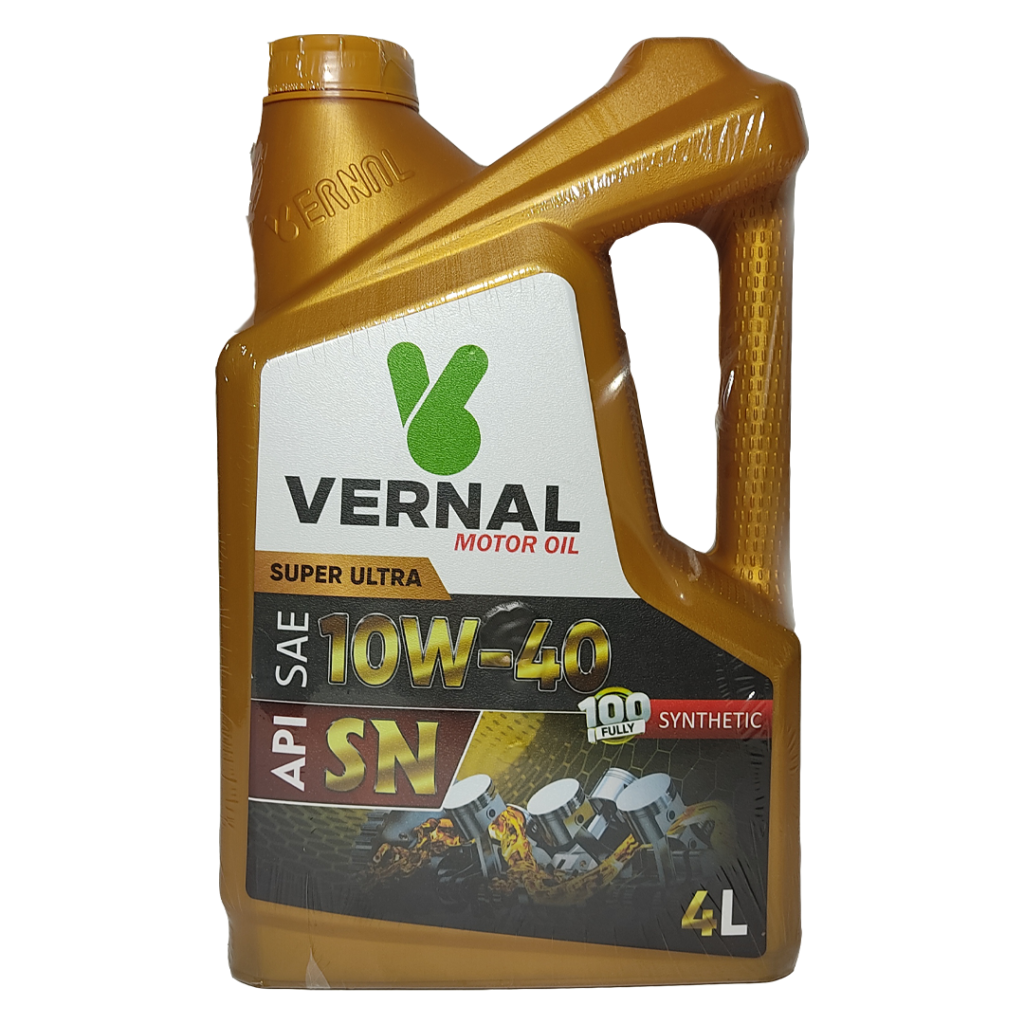 روغن موتور ورنال SN 10W-40 صادراتی 4 لیتری تمام سنتیک درجه 1 + (اجرت تعویض روغن حضوری ویژه شهرکرج)