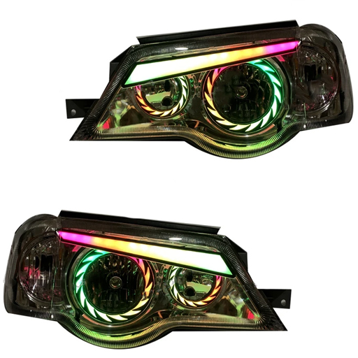 1754811576398-17.jpg چراغ جلو اسپرت پراید 111 مدل TURBO فول کالر (بلوتوثی) داخل فابریک بدون موتور دو عددی - Image 1