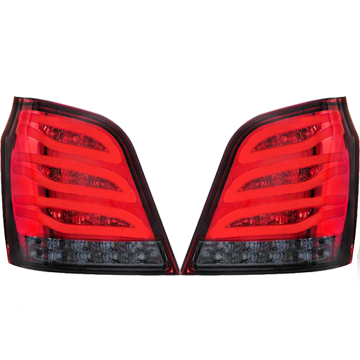 1755066854063-58727.jpg چراغ عقب اسپرت پراید 111 طرح s500 (چپ و راست) قرمز دودی - Image 1