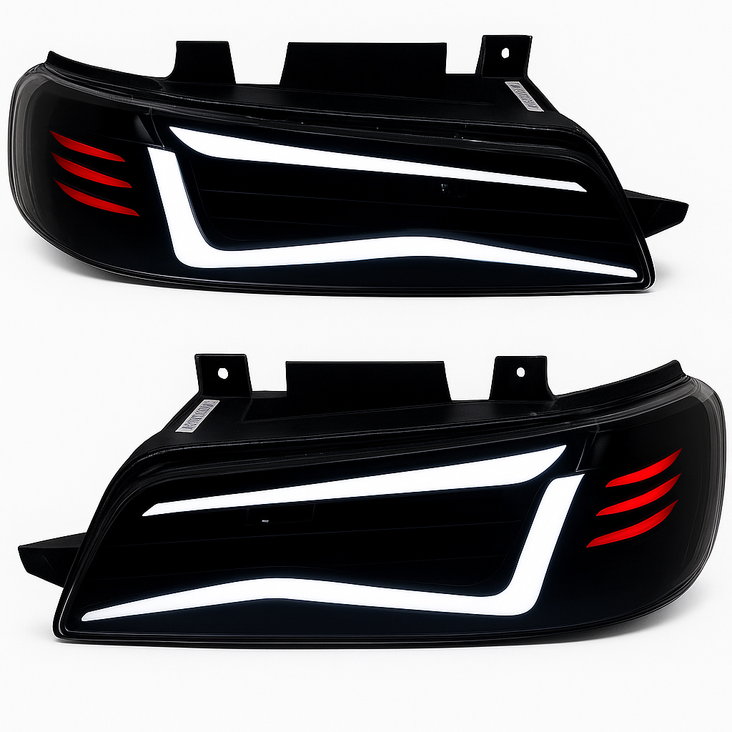 1756113845992-1.jpg چراغ جلو اسپرت پژو 405 SLX مدل Camaro سفید بدون موتور دو عددی - Image 1