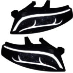 چراغ جلو اسپرت سمند سورن مدل Deer سفید دوحالته بدون موتور دو عددی