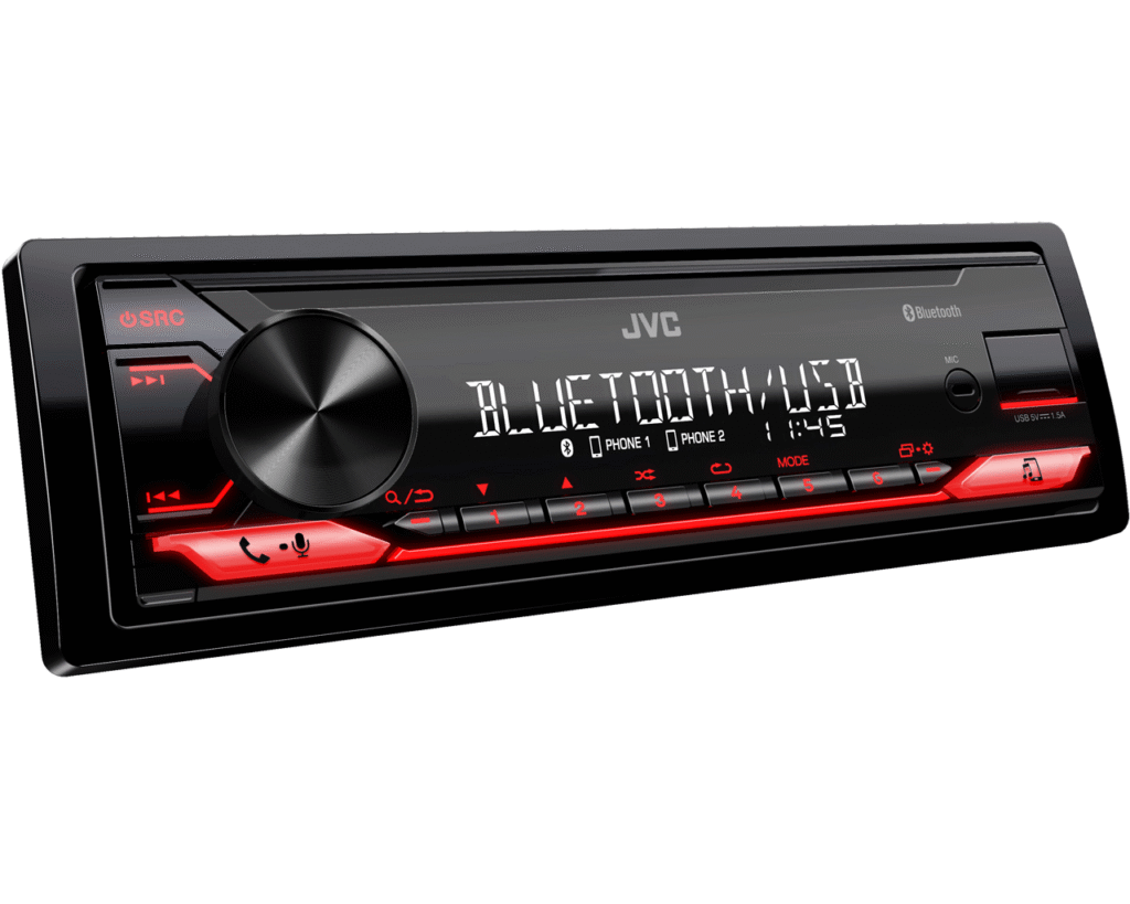 پخش خودرو برند JVC جی وی سی مدل KD-X182BT اورجینال