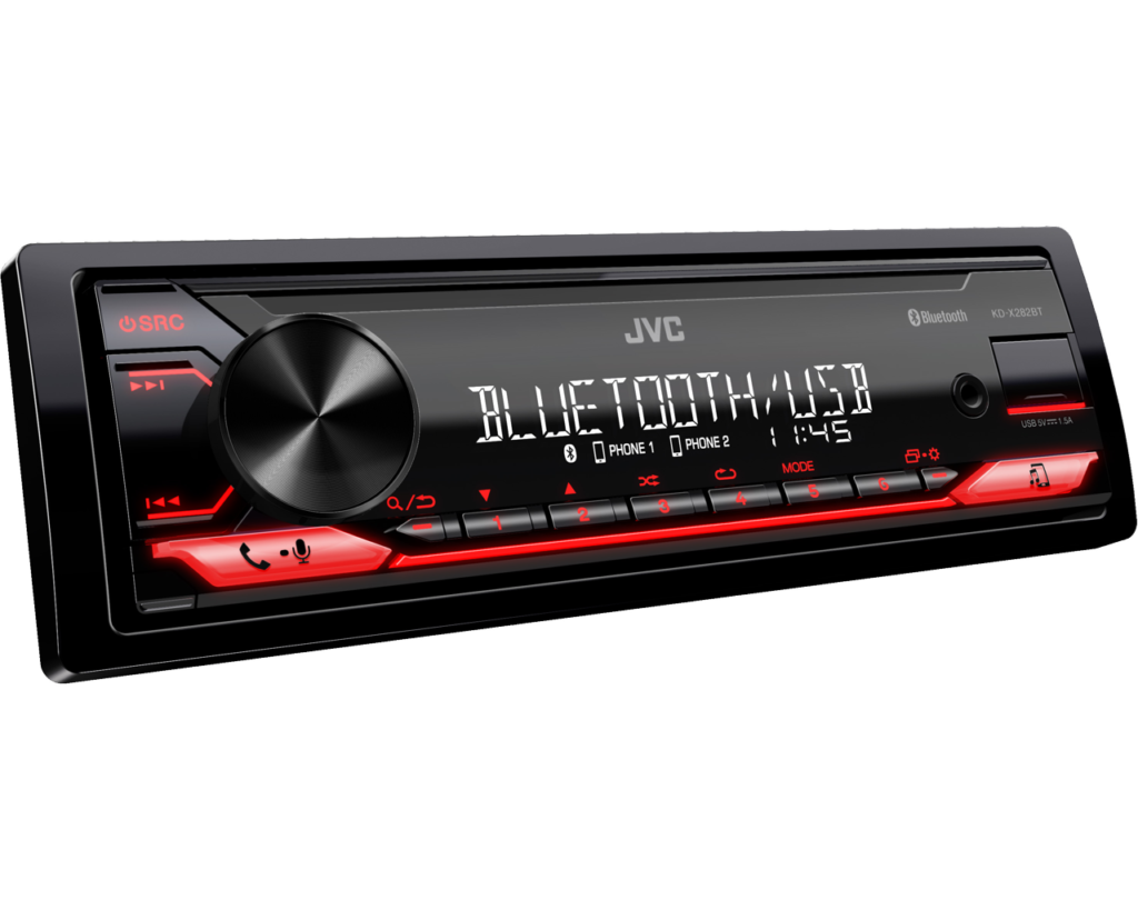 پخش خودرو برند JVC جی وی سی مدل KD-X282BT اورجینال