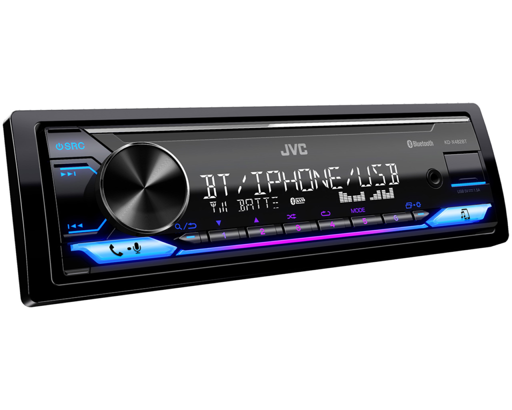 پخش خودرو برند JVC جی وی سی مدل KD-X482BT اورجینال