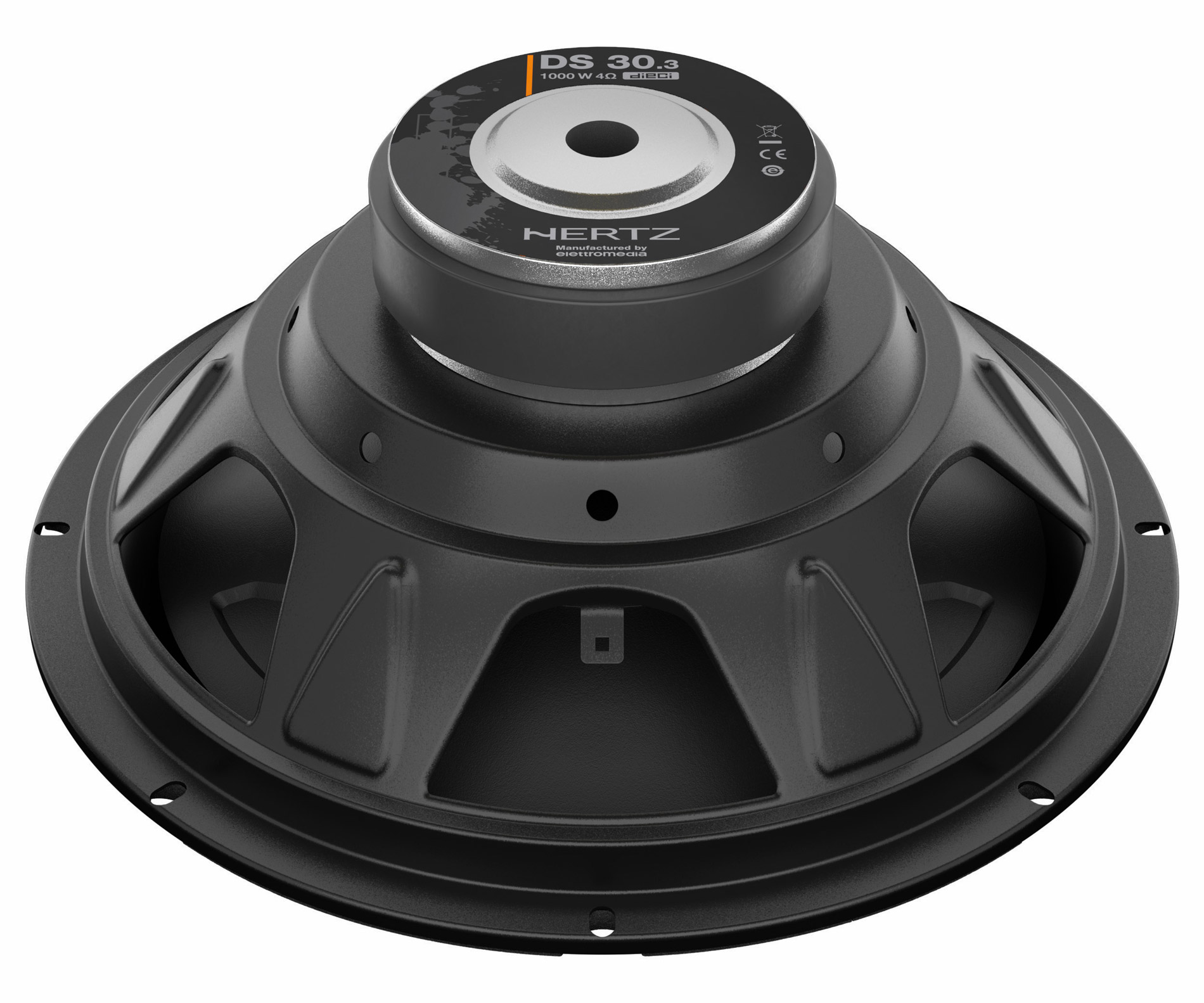 Hertz_Dieci_DS_30.3_subwoofer_motor.jpg ساب ووفر هرتز مدل DS 30.3 اورجینال - Image 1