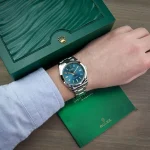 ساعت مچی رولکس میلگاس | Rolex Milgauss | نقره ای صفحه آبی های کپی
