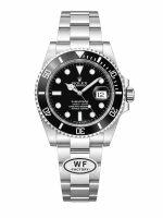 ساعت مچی رولکس ساب‌مارینر | Rolex Submariner | نقره ای صفحه مشکی رپلیکا ایتالیا