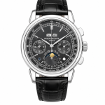 ساعت مچی پتک فیلیپ تقویم دائمی | Patek Philippe Perpetual Calendar | نقره ای صفحه مشکی مستر کوالیتی