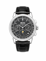 ساعت مچی پتک فیلیپ تقویم دائمی | Patek Philippe Perpetual Calendar | نقره ای صفحه مشکی های کپی