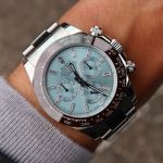 ساعت مچی رولکس دیتونا | Rolex Daytona | نقره ای-مشکی صفحه آبی آسمانی رپلیکا ایتالیا