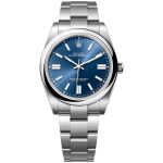 ساعت مچی رولکس اویستر پرپچوال | Rolex Oyster Perpetual | نقره ای صفحه آبی مستر کوالیتی