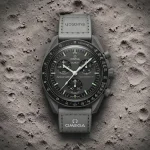 ساعت مچی امگا سواچ میشن تو مرکوری | Omega x Swatch Mission to Mercury | طوسی تیره صفحه نوک مدادی مستر کوالیتی