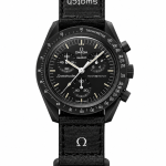ساعت مچی امگا سواچ میشن تو د مون فیز نیو مون | Omega x Swatch Mission to the Moonphase New Moon | مشکی صفحه مشکی مستر کوالیتی