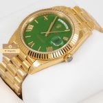 ساعت مچی رولکس دی‌دیت | Rolex Day-Date | طلایی صفحه سبز هایلایت مشکی مستر کوالیتی