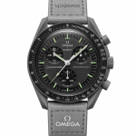 ساعت مچی امگا سواچ میشن تو مرکوری | Omega x Swatch Mission to Mercury | طوسی تیره صفحه نوک مدادی مستر کوالیتی
