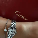 ساعت مچی کارتیه پنتر | Cartier Panthère | نقره ای صفحه سفید مستر کوالیتی