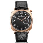 ساعت مچی واشرون کونستانتین امریکن ۱۹۲۱ | Vacheron Constantin American 1921 | طلایی صفحه مشکی رپلیکا ایتالیا