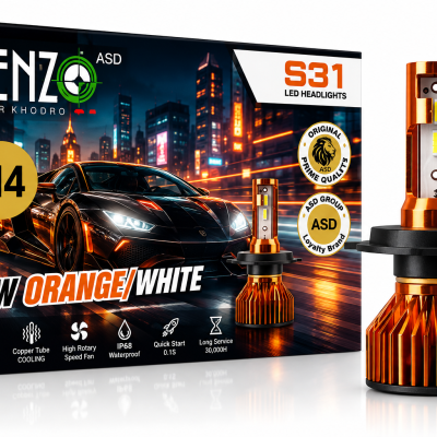 بسته‌بندی و نمای هدلایت لنزو سری S31