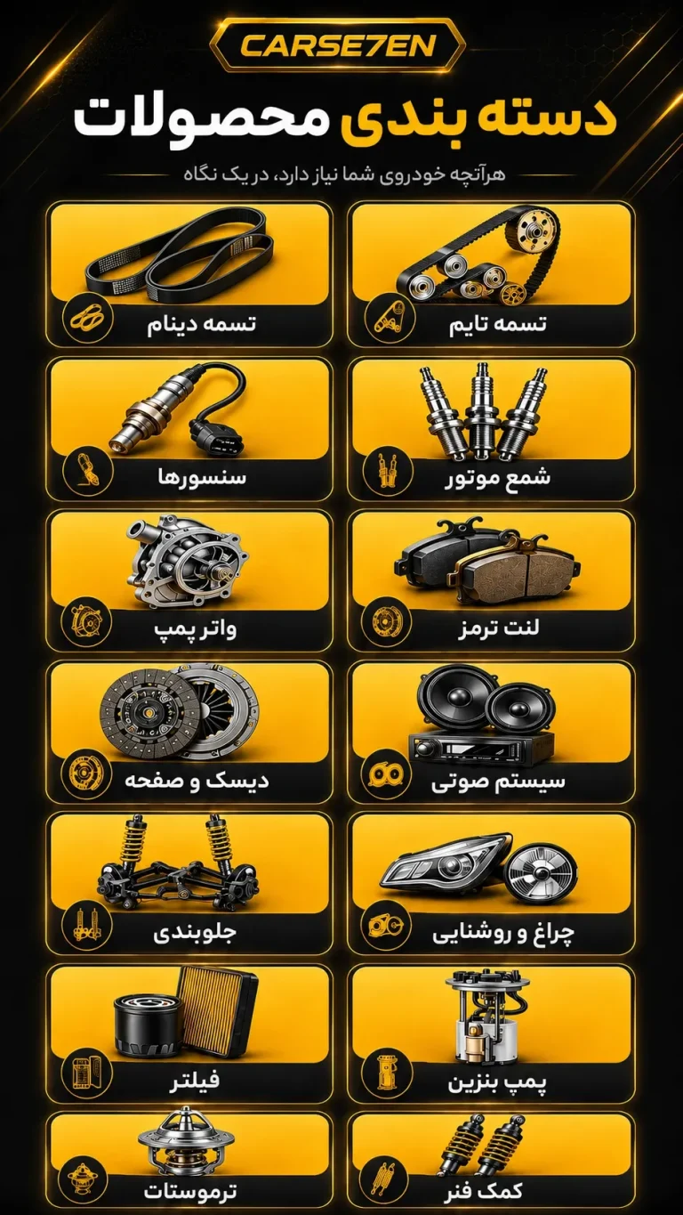 دسته بندی محصولات کارسون